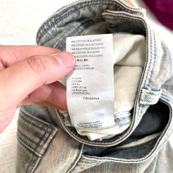 Anthropologie Pilcro Ultra High-Rise Seamed Straight Jeans Size 28 - Picture 6 of 7